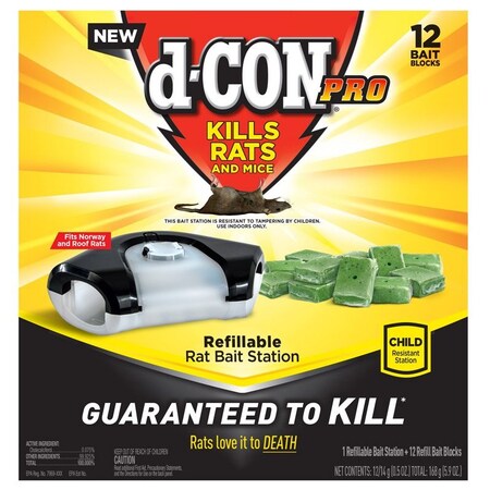 D-Con Rat Bait Station W/12Ref 1920099323